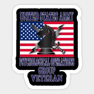 Psychological Operations Group- Veteran Sticker